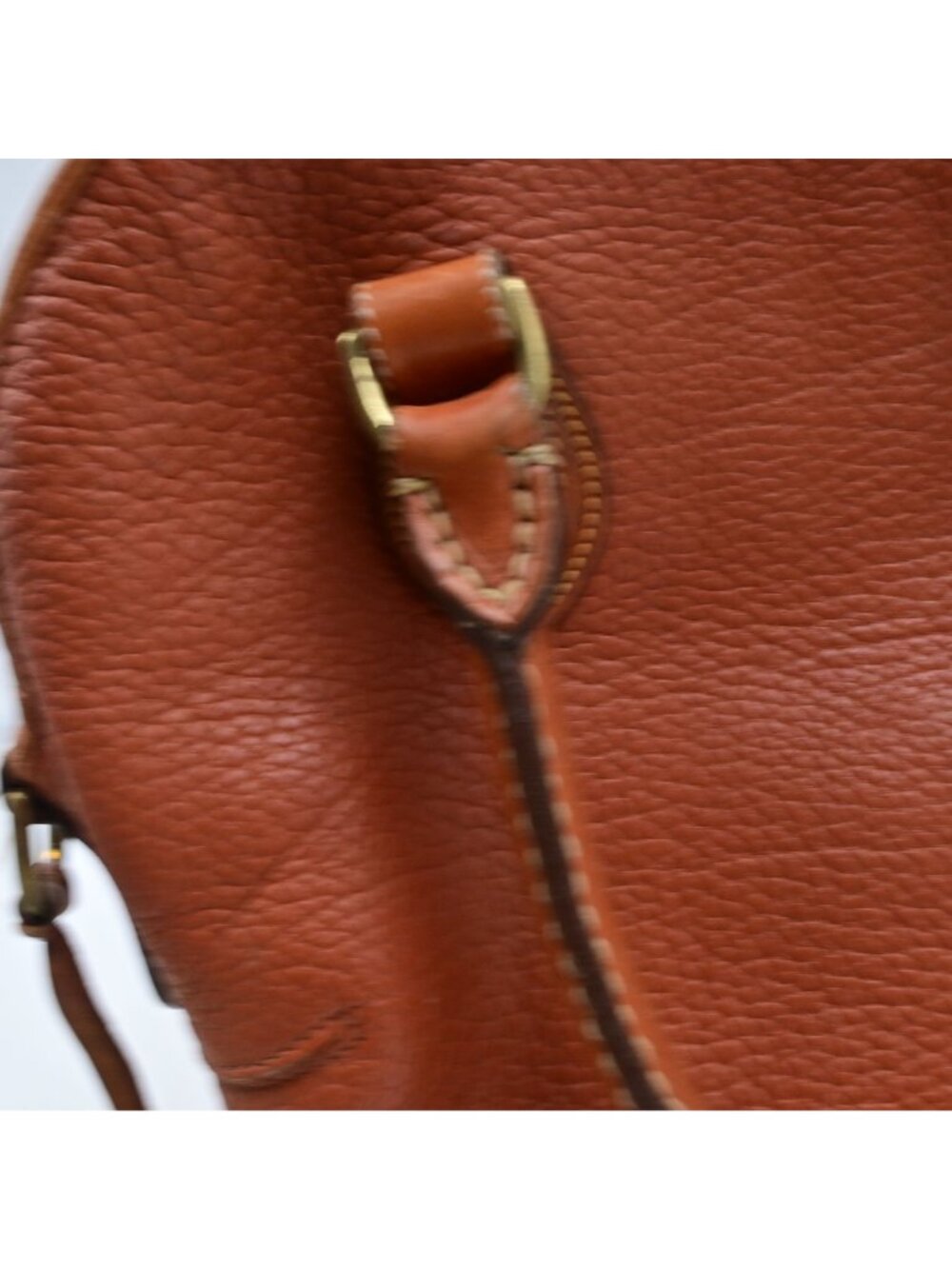 Dooney & Bourke Handbag Norfolk Satchel Pebbled Leather Top Handle Vintage Brown - Picture 7 of 8
